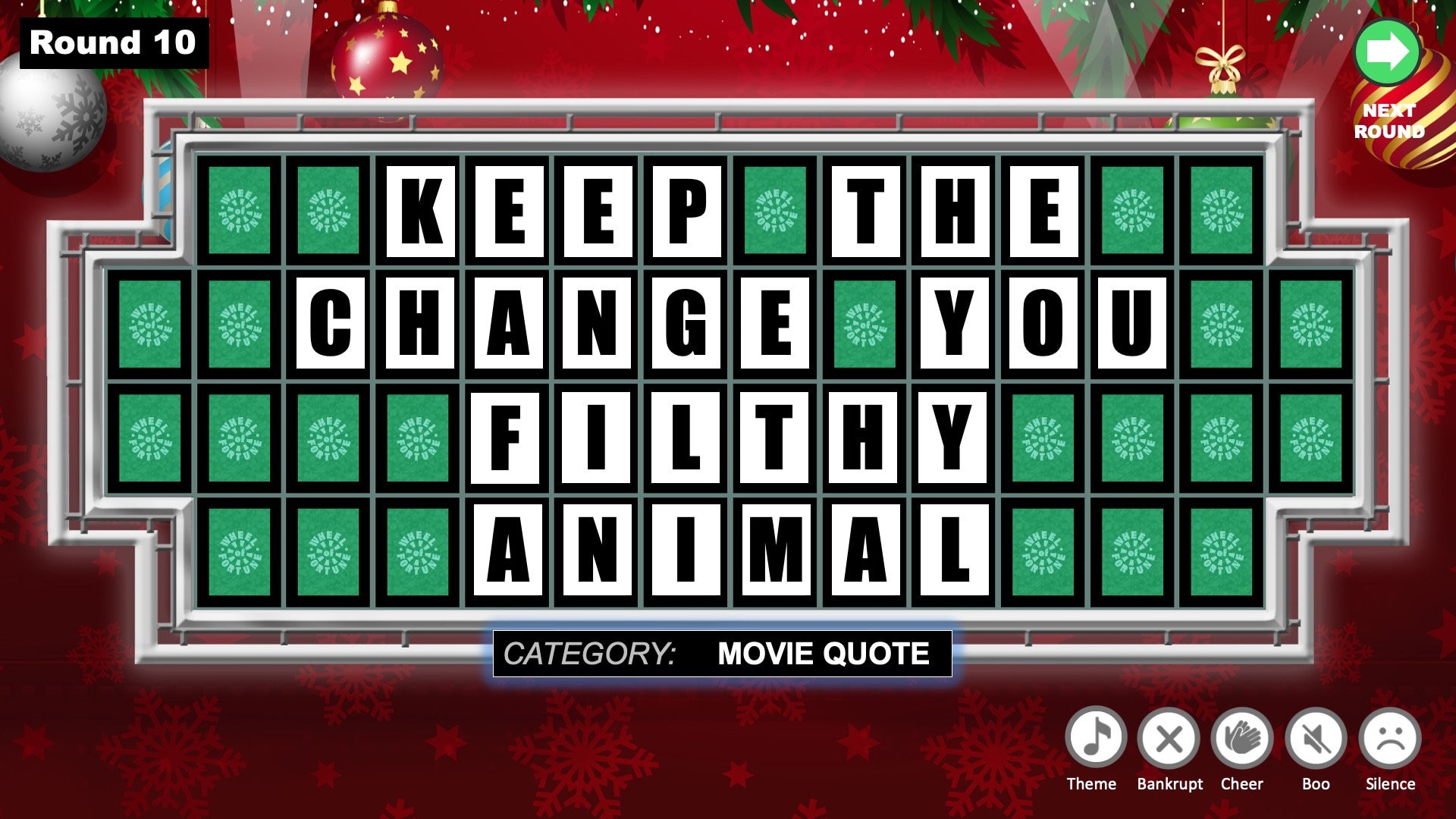 Wheel of Christmas Game With Scoreboard Powerpoint Game PC & - Etsy