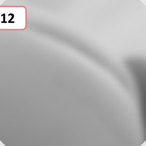 May include: A grayscale abstract design within a white circle. The text "Round 12" is in a red rectangle in the upper left corner. The image has a smooth, blurred appearance.