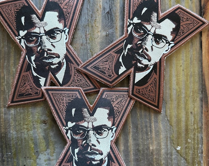 Malcolm X 1 Inch Pinback Button Badge - Political Pin M008B