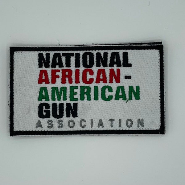 National African American Gun Association Patch | NAAAGA Firearm Organization Member Patch | African American Gun Owner Patch