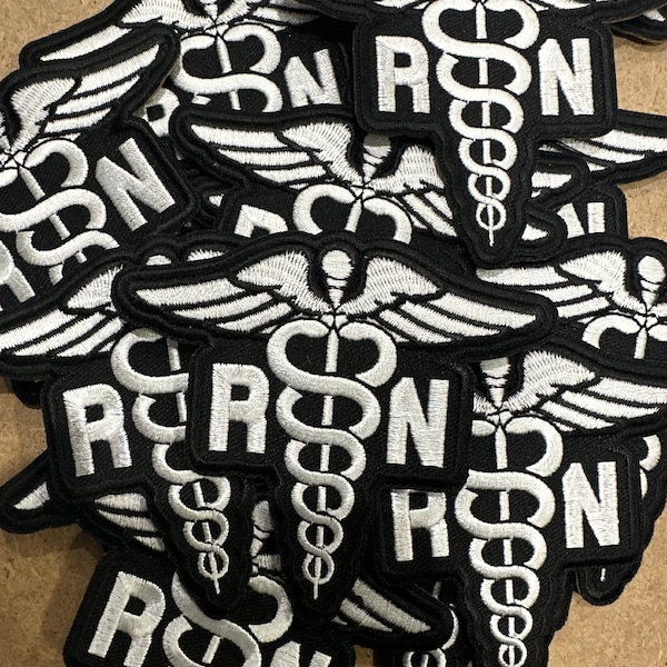 Registered Nurse RN Iron On Patch | Medical Professional Patch
