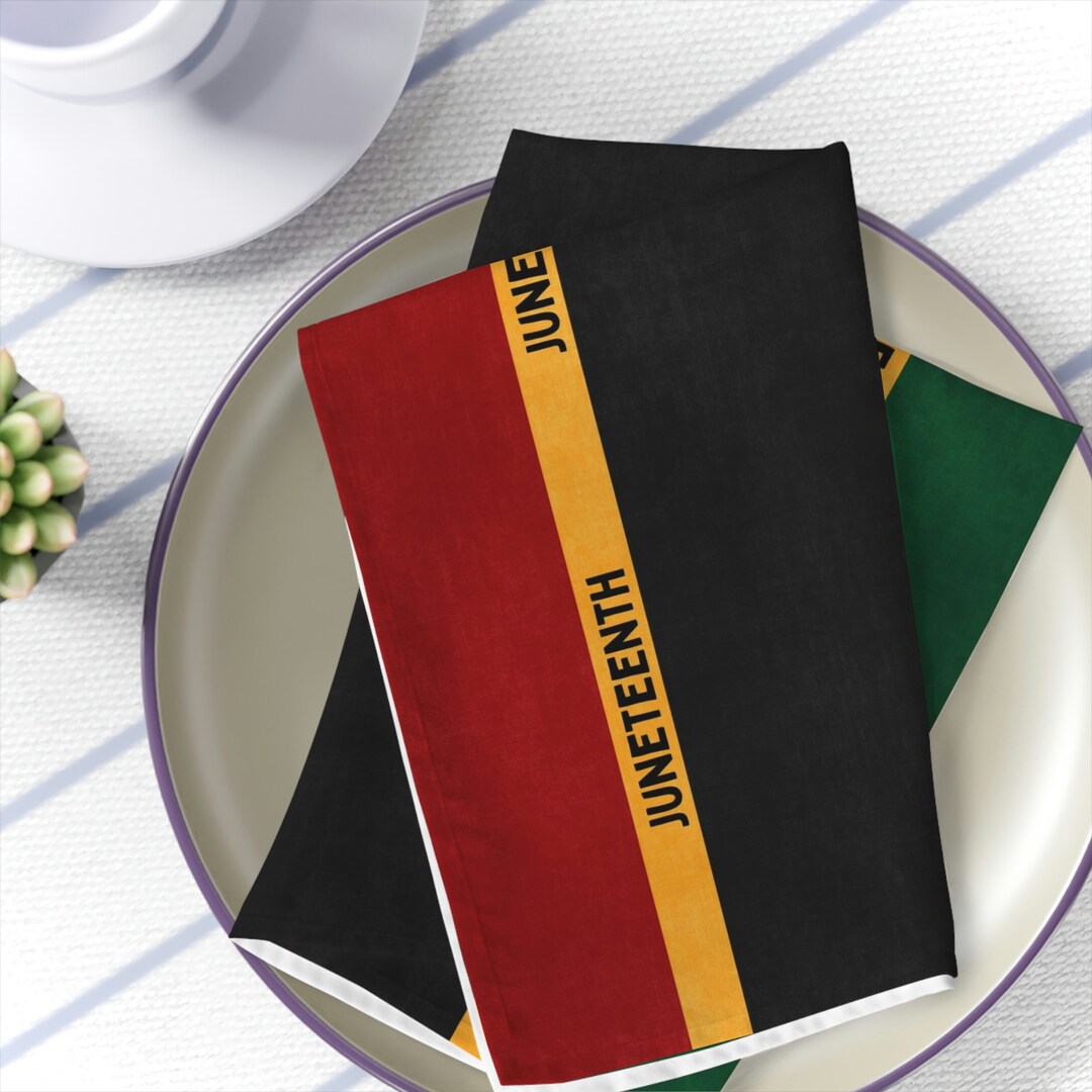 Celebration Linen Napkins Minimal Design Set of 4 Etsy