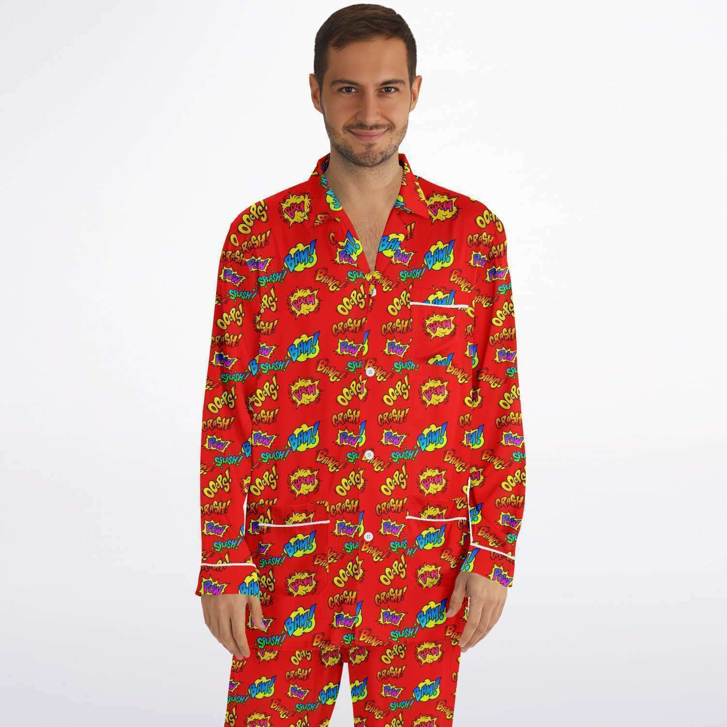 Big and Tall Satin Pajamas Etsy
