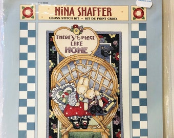 Friendship is a Garden Cross Stitch kit, design by Nina Shaffer, Leisure Arts, Free Shipping