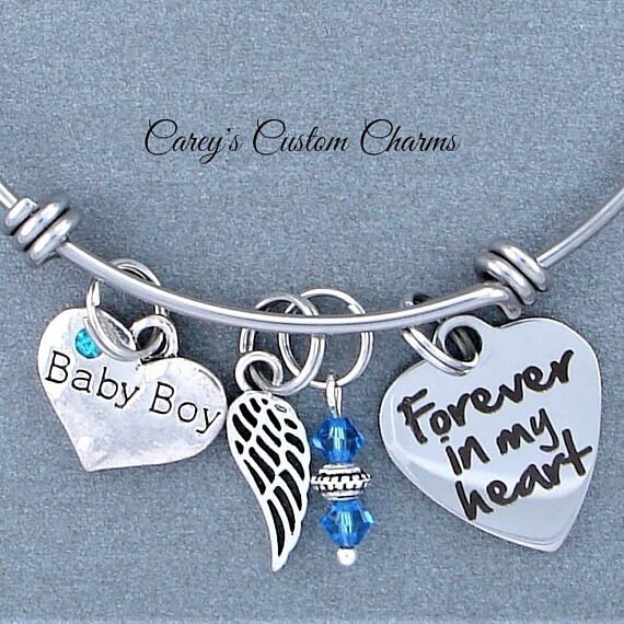 Loss Of Baby Memorial Bracelet Sympathy Gift For Mother Etsy