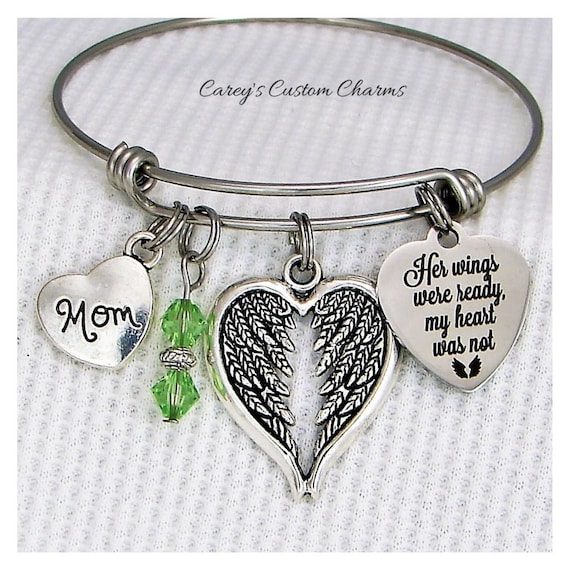 Hummingbird Bracelets for Women Sympathy Jewelry Hummingbird Girls for Mom Loss of Sister Sympathy Gifts in Memory of Mother Grandmother Remembrance Gifts Memorial Bracelets