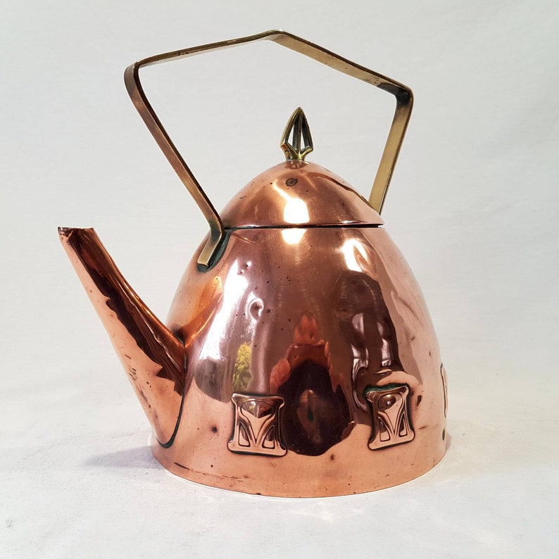 WMF Copper and Brass Spirit Kettle Etsy