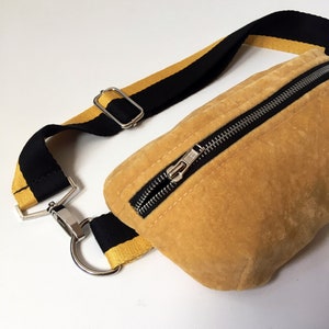 Mint Small Waist-bag Velvet Belt-bag Hip-bag Woman
