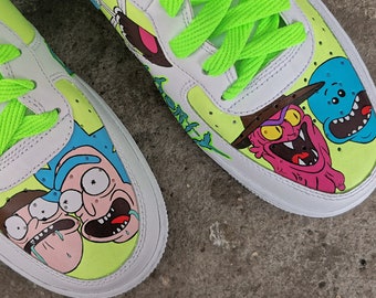 Rick And Morty Air Force 1 Etsy