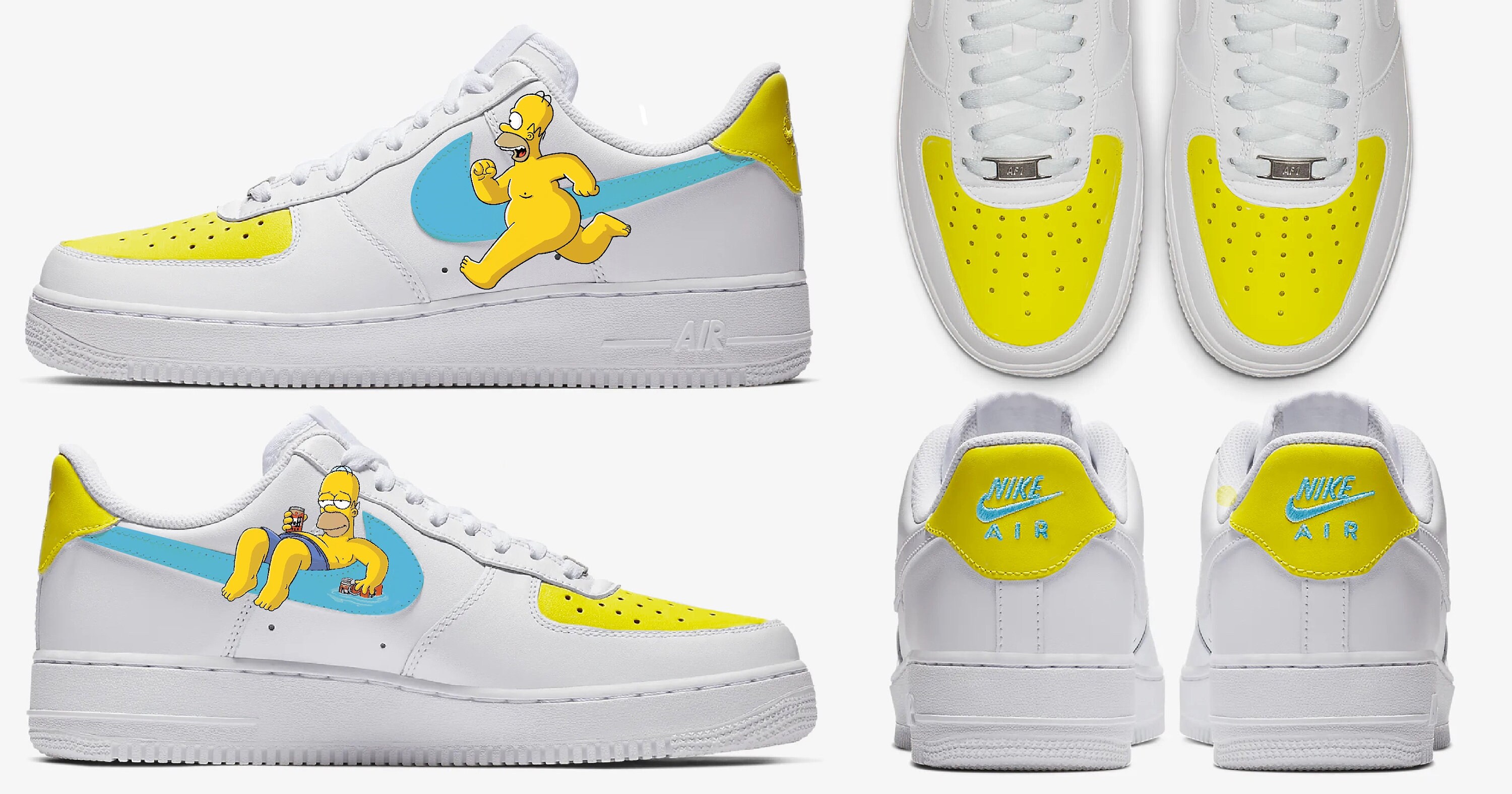 nike air force 1 simpsons