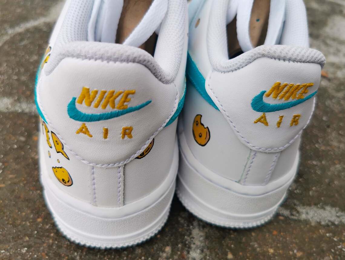 Custom sneakers Nike Air Force 1 Cookie Moster | Etsy
