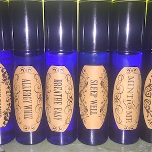 10 ml Roll On Synergy Blends by Gem Vibrance 100% Pure Essential Oils