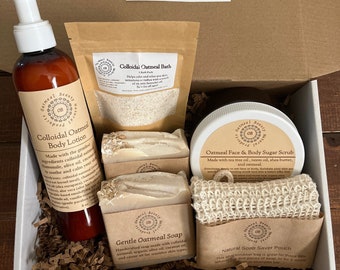 Gentle Oatmeal Gift Set with Body Scrub