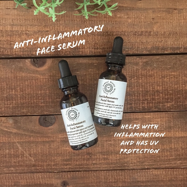 Anti-Inflammatory Face Serum/Cleansing Face Oil