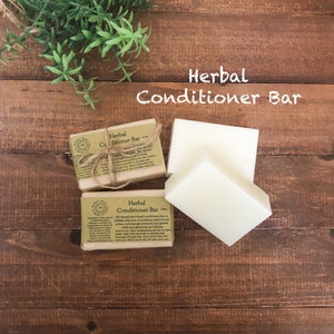 Herbal Conditioner Solid Bar/Helps Promote Healthy Hair Growth