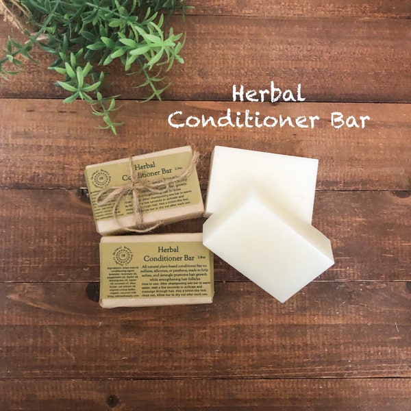 Herbal Conditioner Solid Bar/Helps Promote Healthy Hair Growth