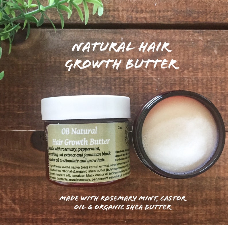 Natural Hair Growth Butter Etsy