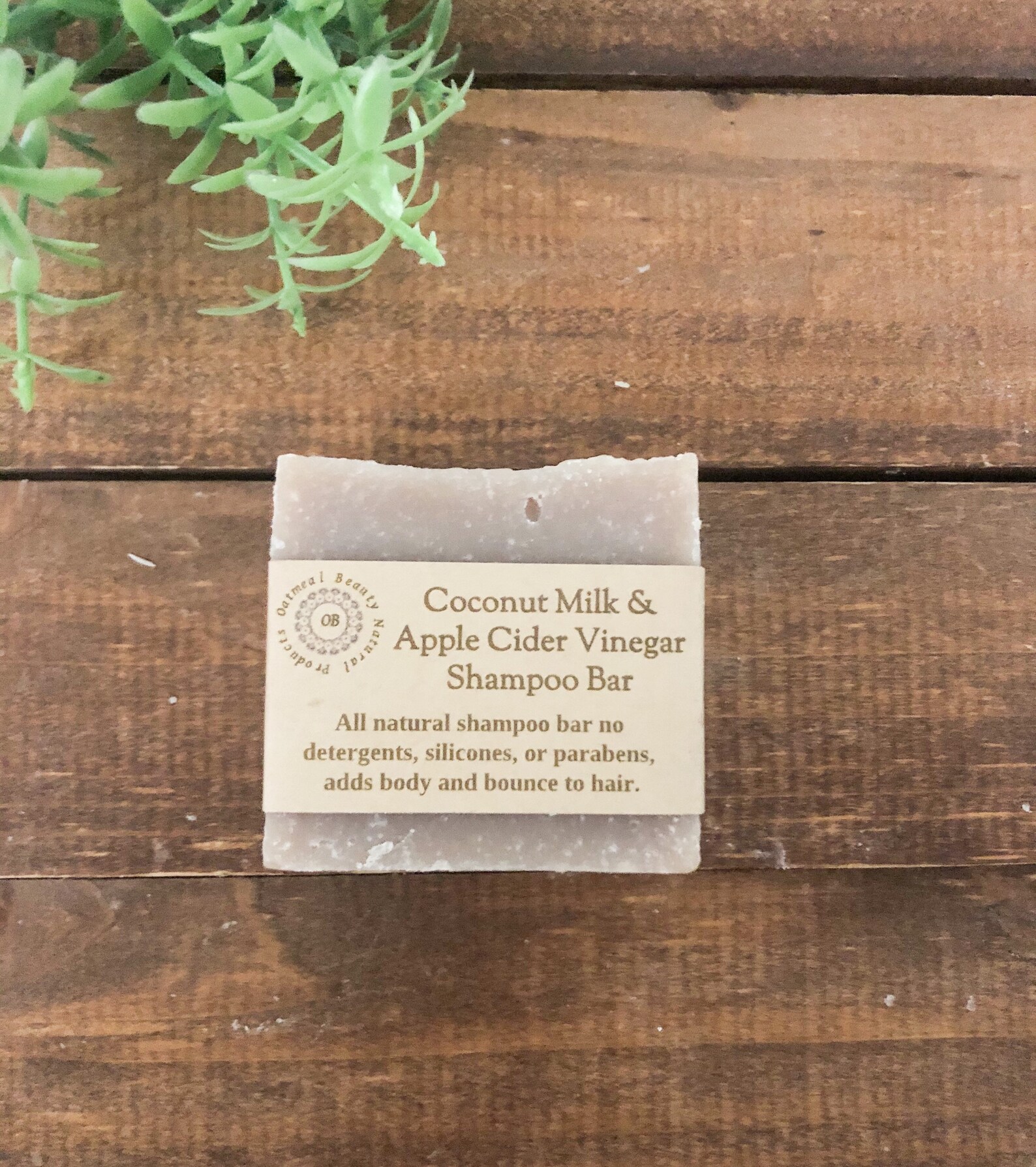 Coconut Milk &Apple Cider Vinegar Shampoo Bar/ Adds Body and Etsy
