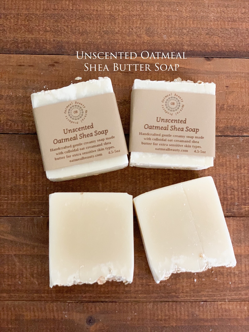 Gentle Oatmeal Soap Unscented Oat Shea