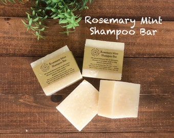 Rosemary Mint Shampoo Bar/Promotes Hair Growth