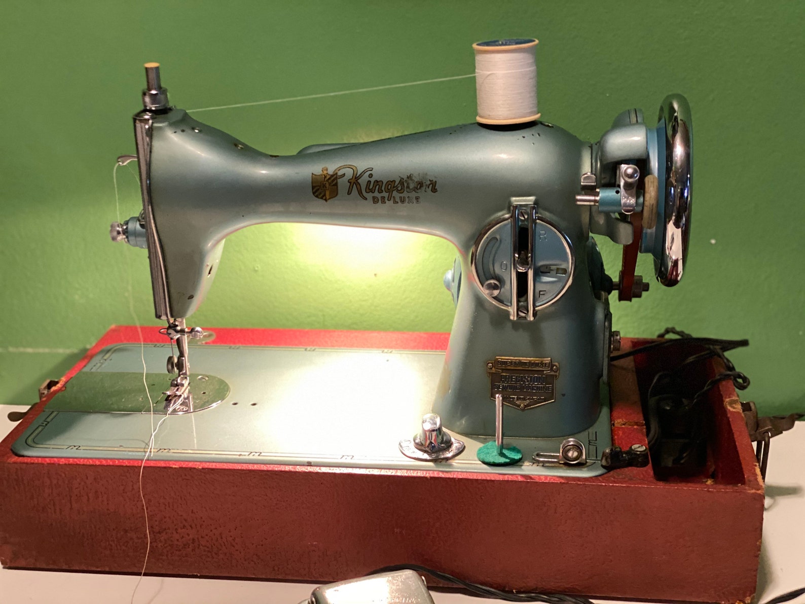 Kingston Deluxe Made in Japan Precision Sewing Machine VINTAGE Etsy