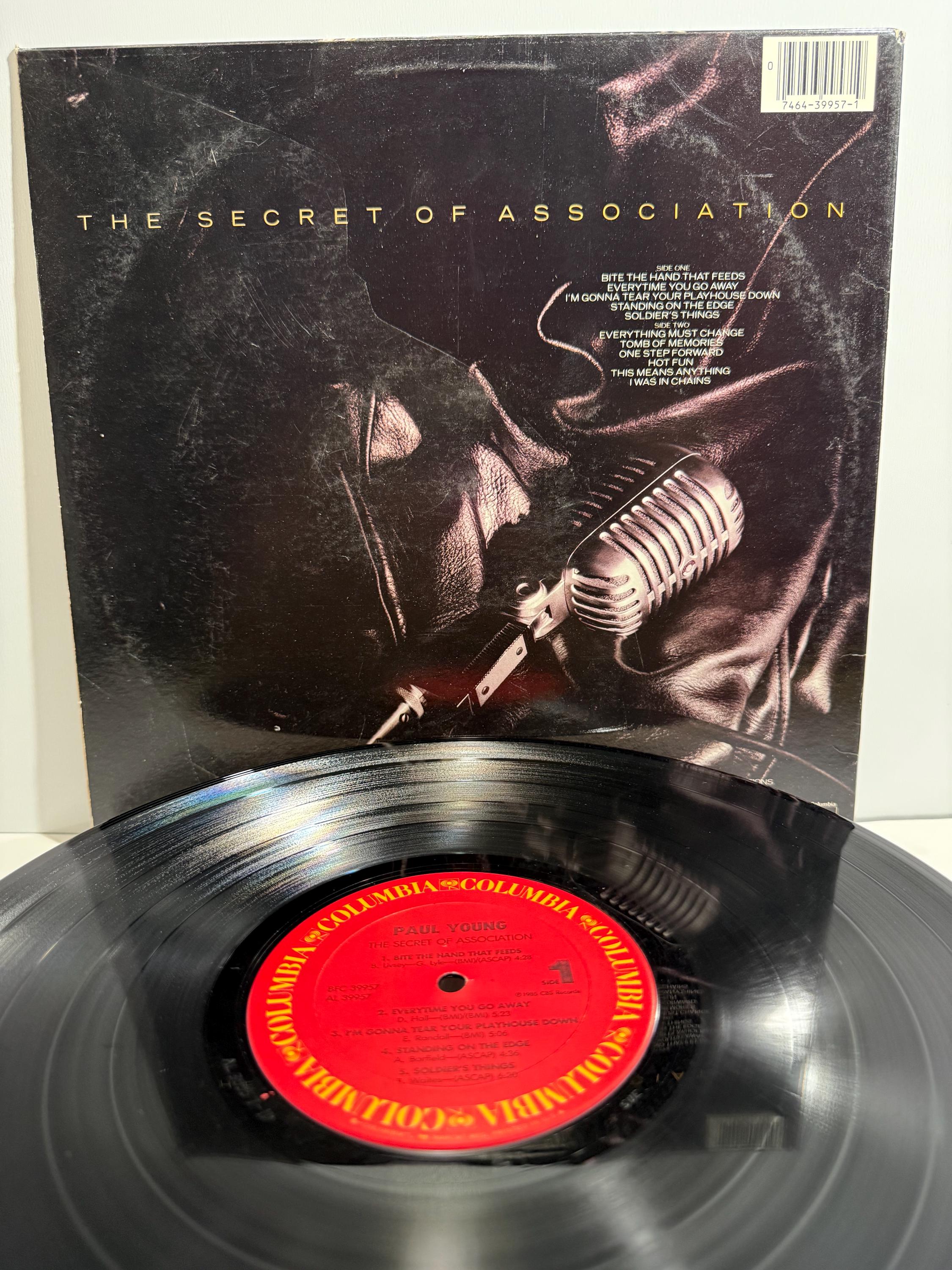 Paul Young – the Secret of Association Vinyl LP – 1985 Columbia