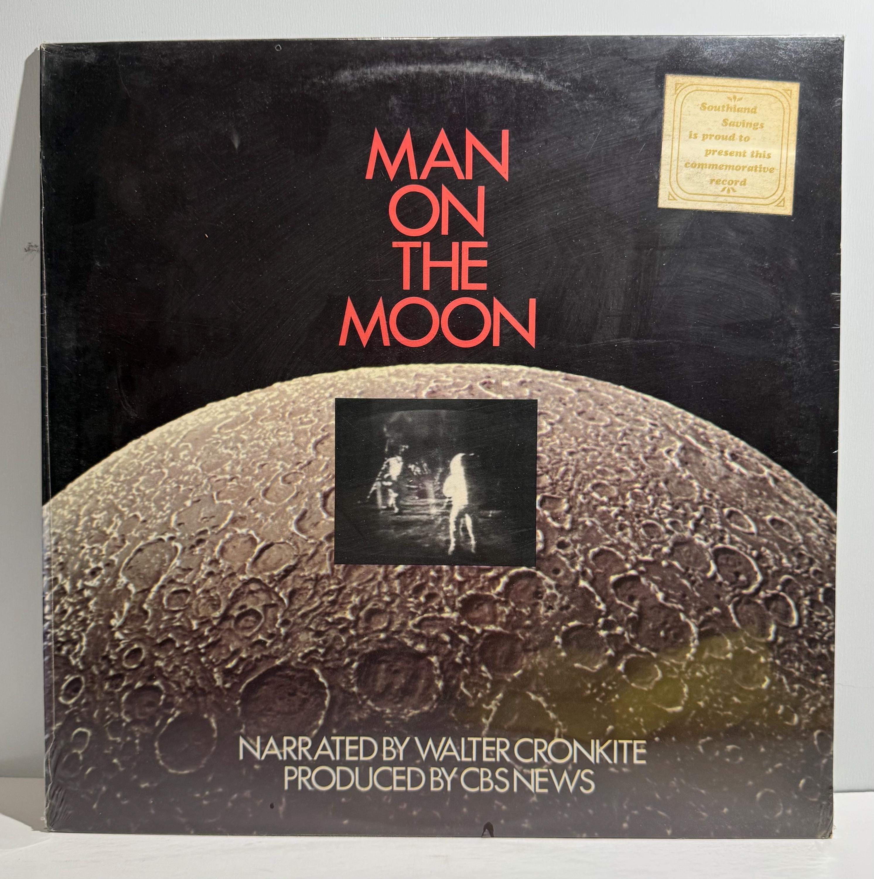 Walter Cronkite Man on the Moon LP Sealed Apollo 11 NASA Moon