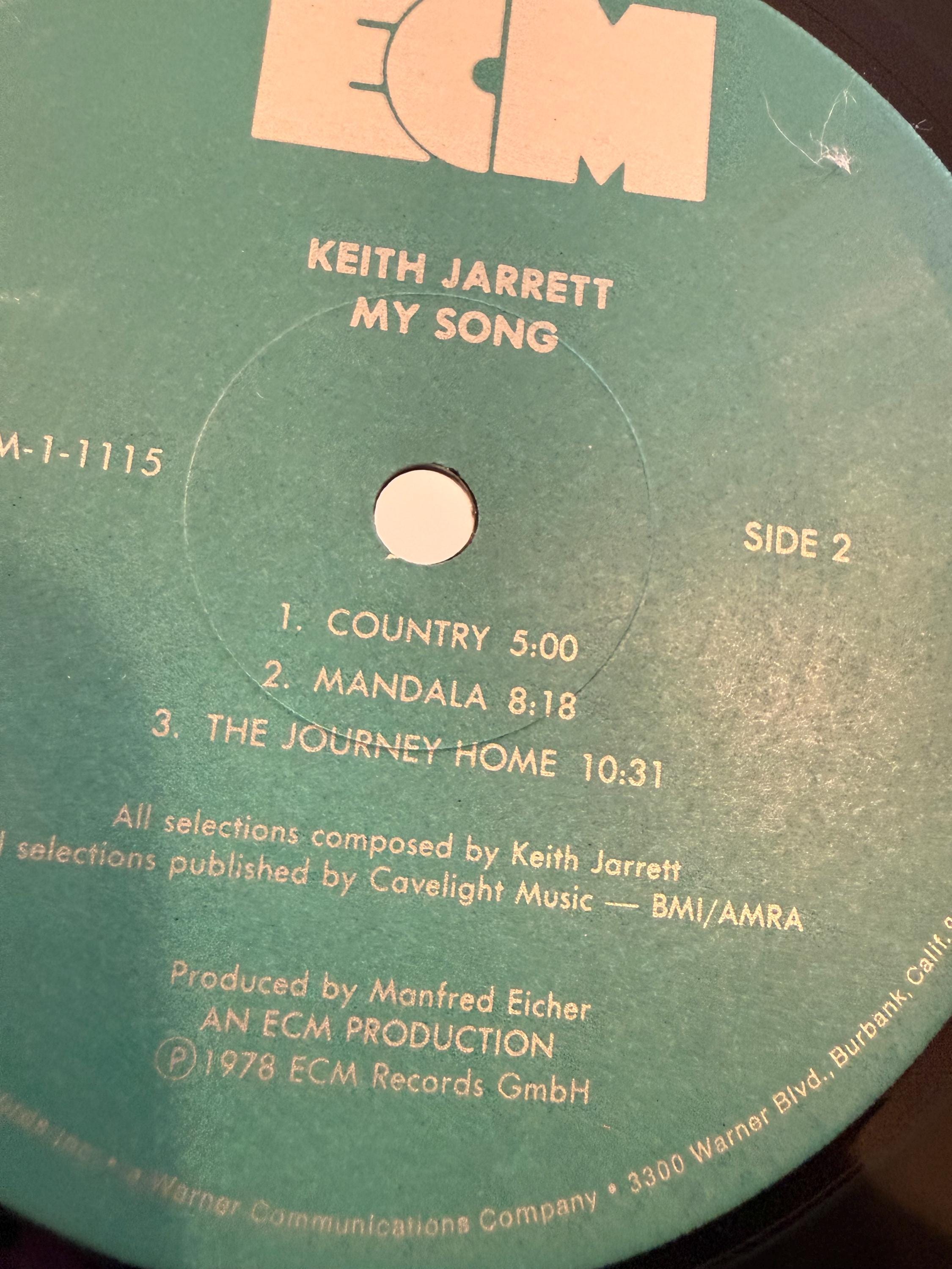 【名盤BOX・マイソング含む】キース・ジャレット LPレコード 6枚まとめ売り キース・ジャレット – マイ・ソング・ジャズ LP – ECMレコード ECM-1