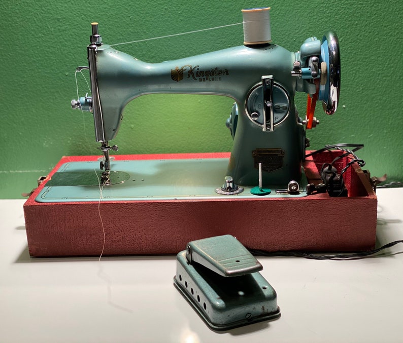 Kingston Deluxe Made in Japan Precision Sewing Machine VINTAGE Etsy
