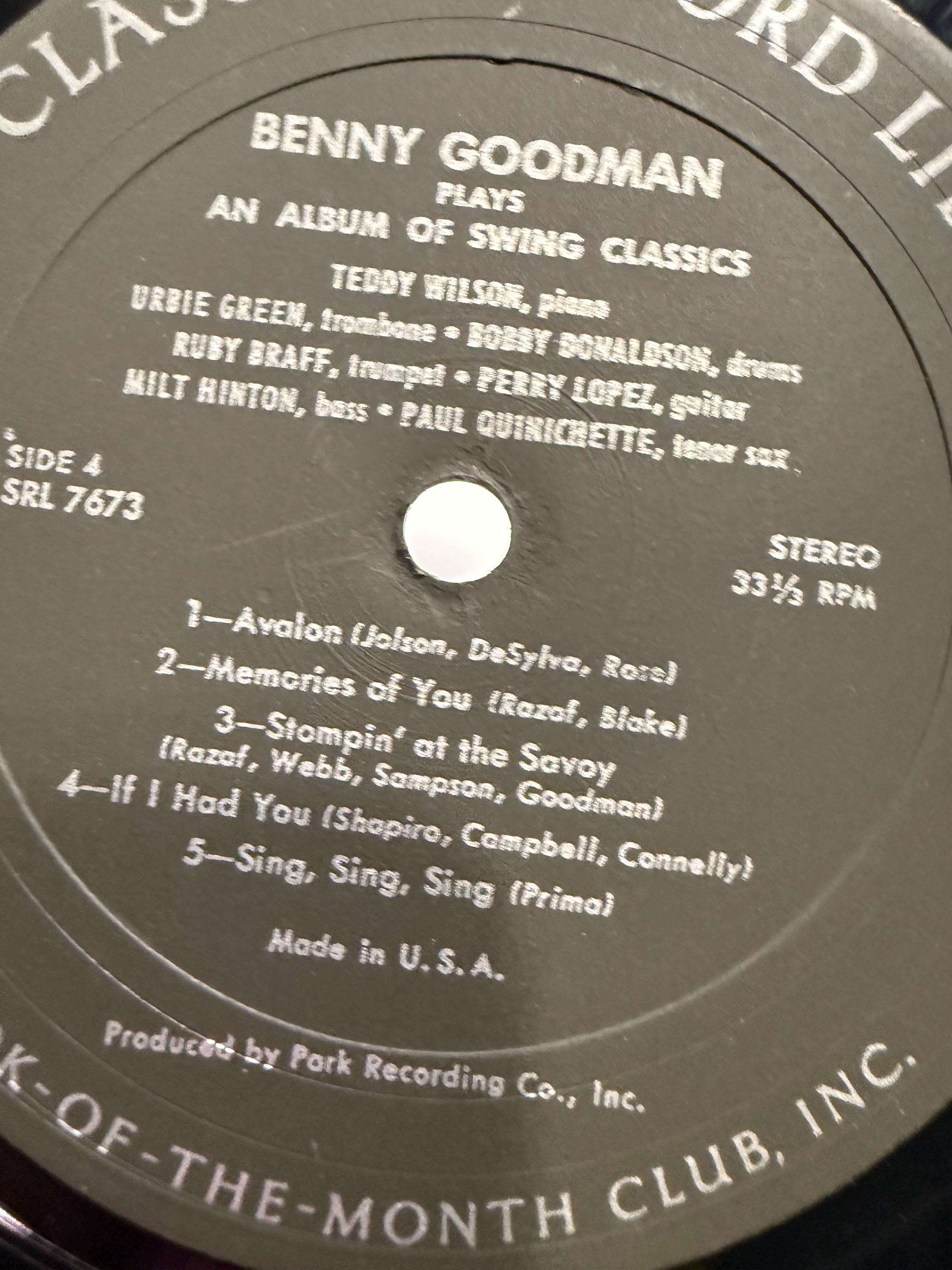 Benny Goodman an Album of Swing Vinyl LP Box Set 3lp Jazz Classics