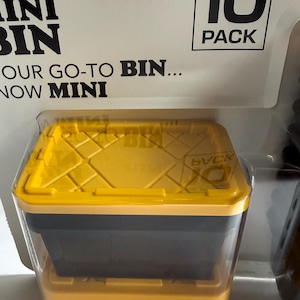 GreenMade Mini Bin 10 Pack | Stackable Storage Bins | Small Parts Organizer | Craft & Bead Storage | Tool Organizer | Made in USA