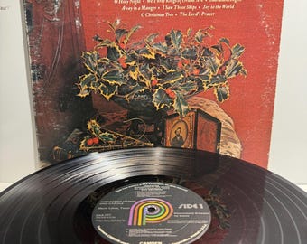 Vintage Mario Lanza Christmas Hymns and Carols vinyl LP | Camden CAS-777 vakantierecord | Klassieke kerstmuziek | Retro kerstdecoratie
