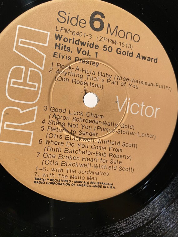 Elvis Presley - Worldwide 50 Gold Award Hits Vol.1 Box Set4 Lp's