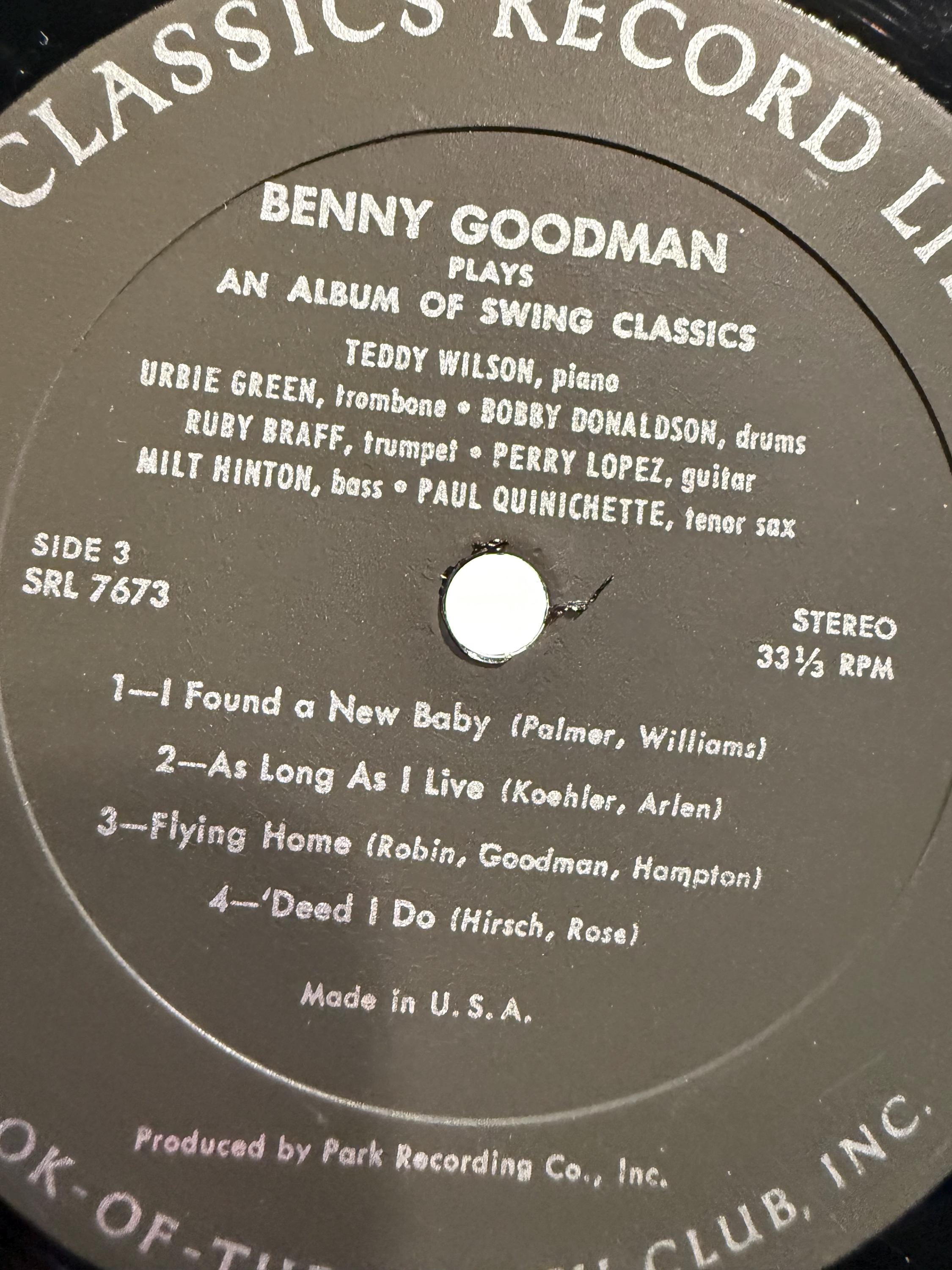Benny Goodman an Album of Swing Vinyl LP Box Set 3lp Jazz Classics