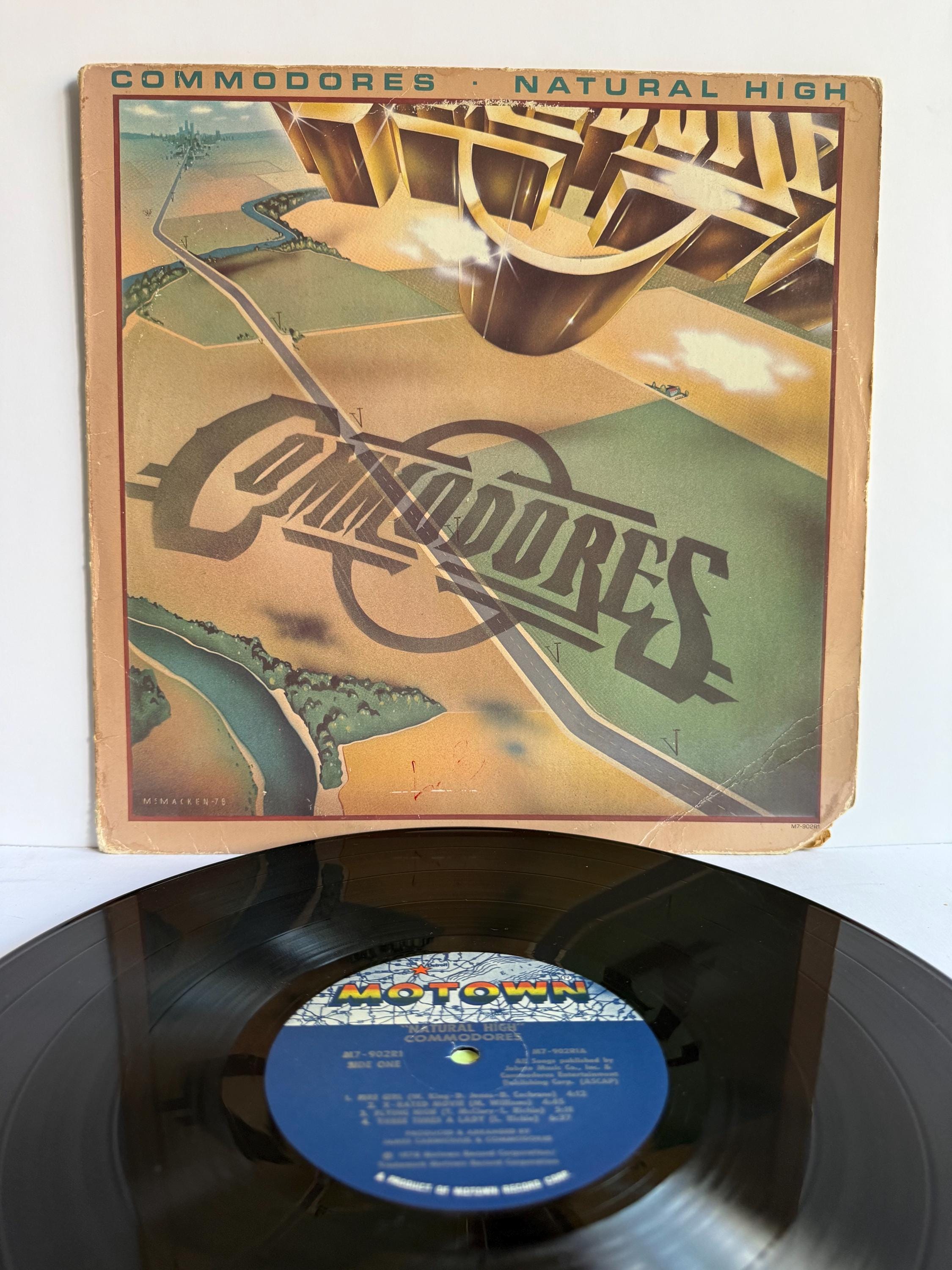 Commodores Natural High M7-902R1 (1978) Vinyl LP Motown Lionel