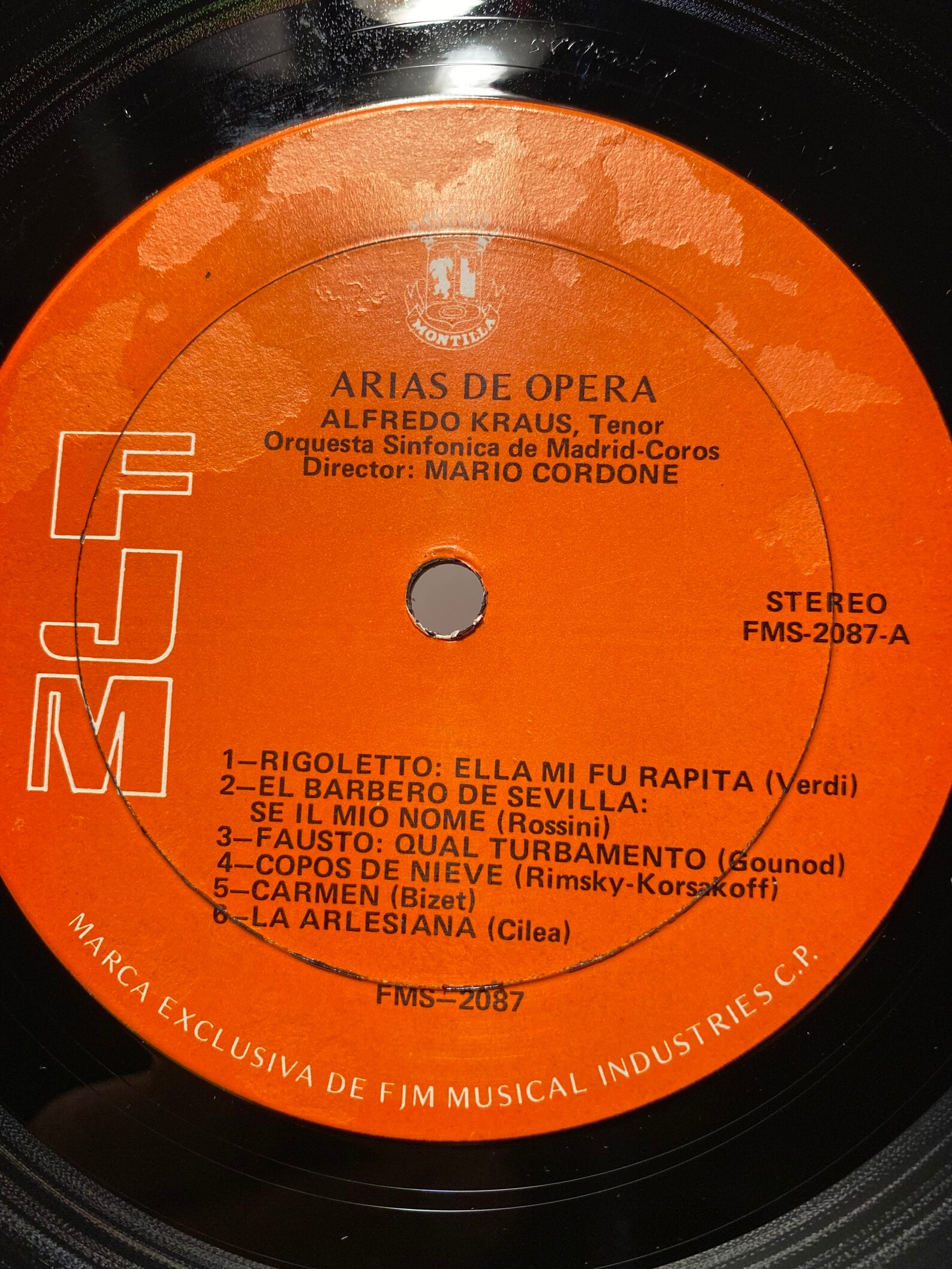 Alfredo Kraus Famous Operatic Arias De Opera by Mario Etsy