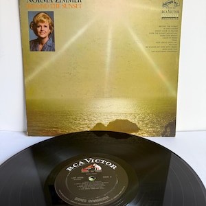 Norma Zimmer Beyond the Sunset Vinyl LP RCA Victor LSP-4006 Stereo Dynagroove Gospel Sacred Christian Record 1968
