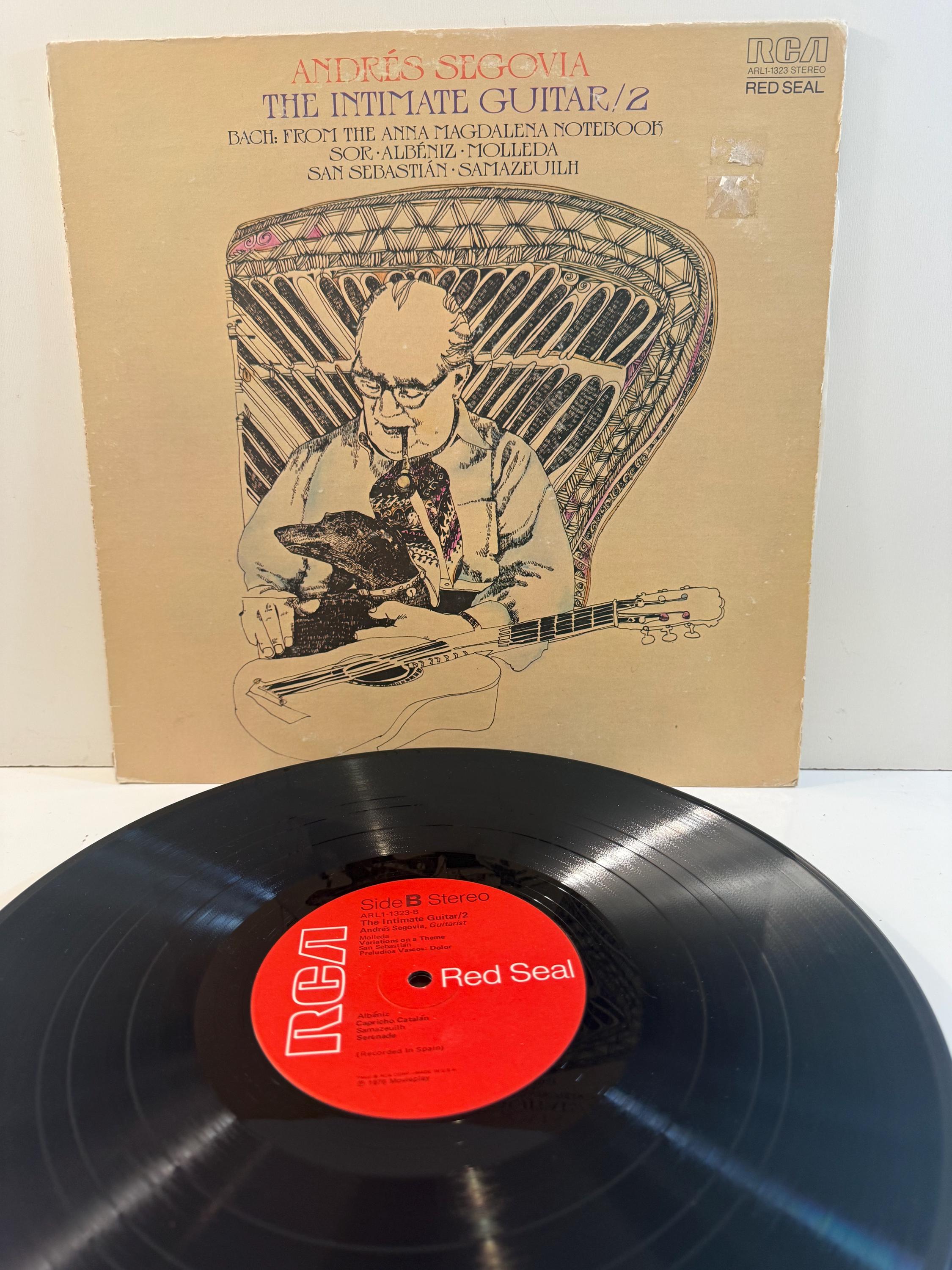 Andrés Segovia – the Intimate Guitar Vintage Classical Vinyl LP