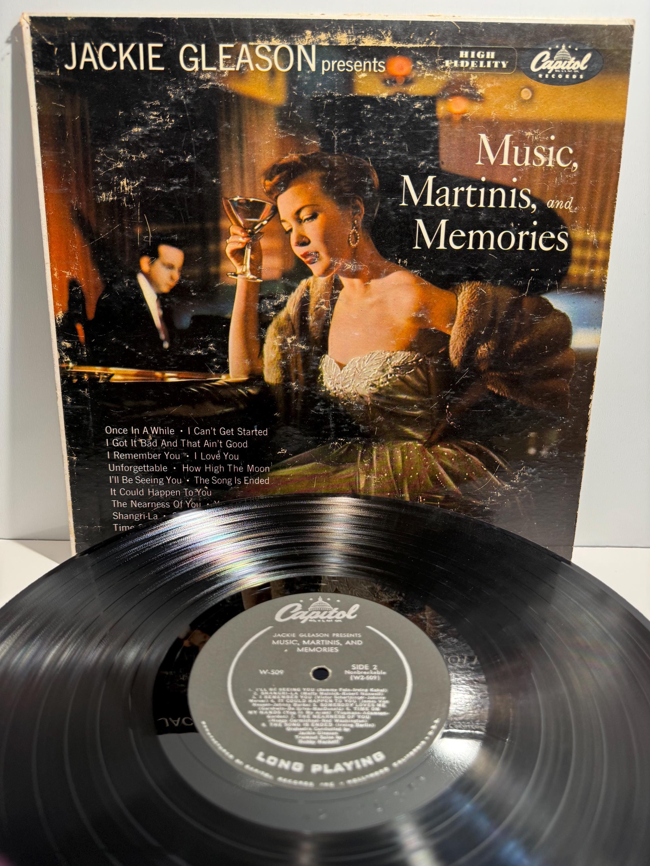 Vintage Jackie Gleason Music Martinis and Memories Vinyl LP