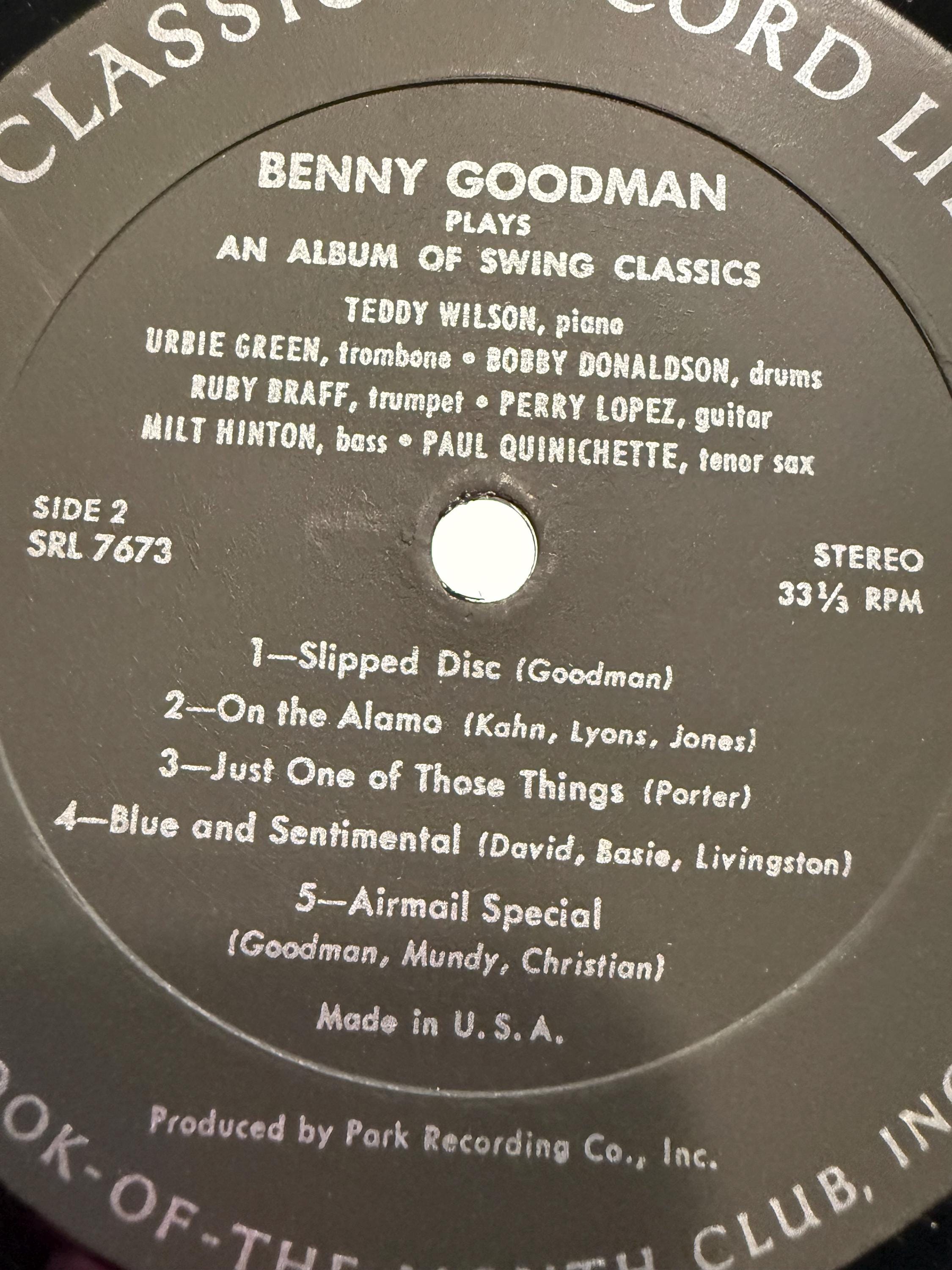 Benny Goodman an Album of Swing Vinyl LP Box Set 3lp Jazz Classics