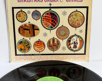 Jesse Crawford Christmas Organ & Chimes Santa Claus Is Coming to Town Vinyl LP XMS-12 Stereo Holiday Organ Music