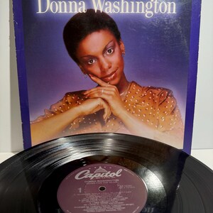 Donna Washington Going for the Glow vinyl-lp 1981 Capitol Soul Funk R&B Record VG