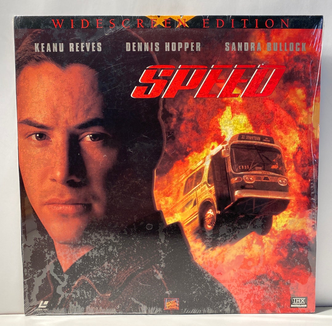 Laserdisc Unopened Speed Starring Keanu Reeves & Sandra Etsy