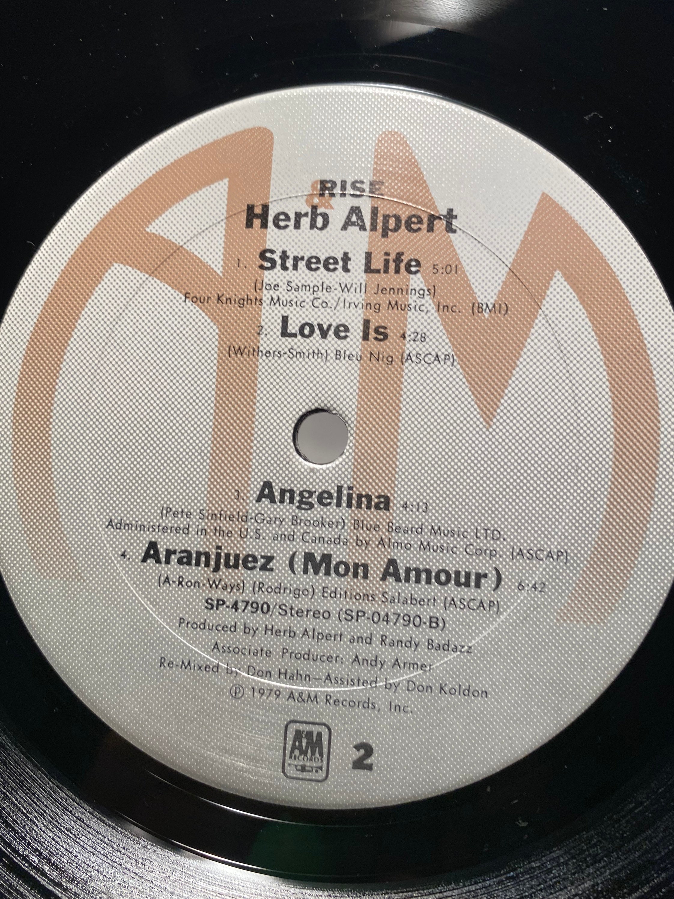 Herb Alpert Rise by Herb Alpert and Randy Badazz 4790 Record Etsy UK