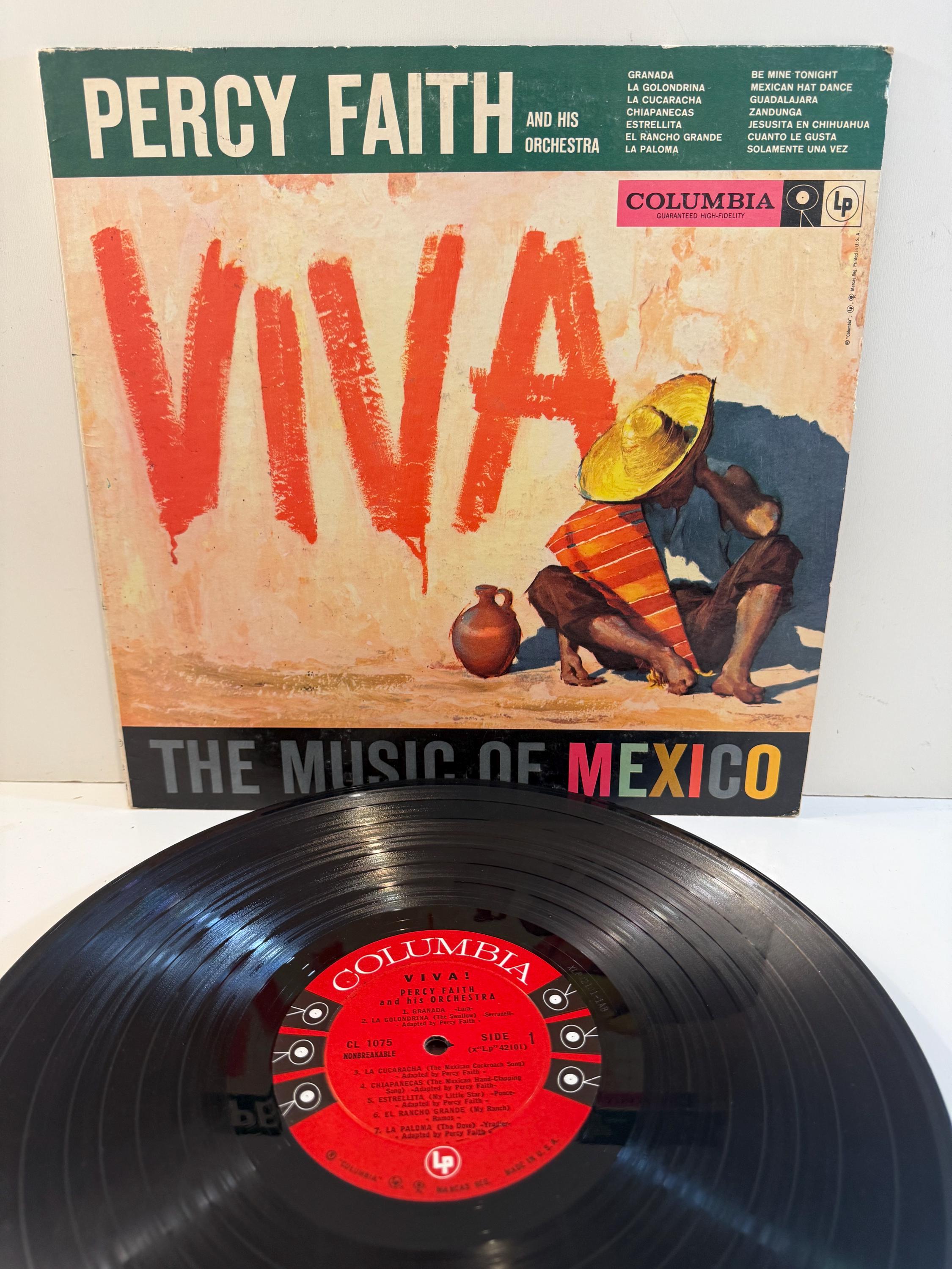 Viva! – Percy Faith and His Orchestra Easy Listening Vinyl LP