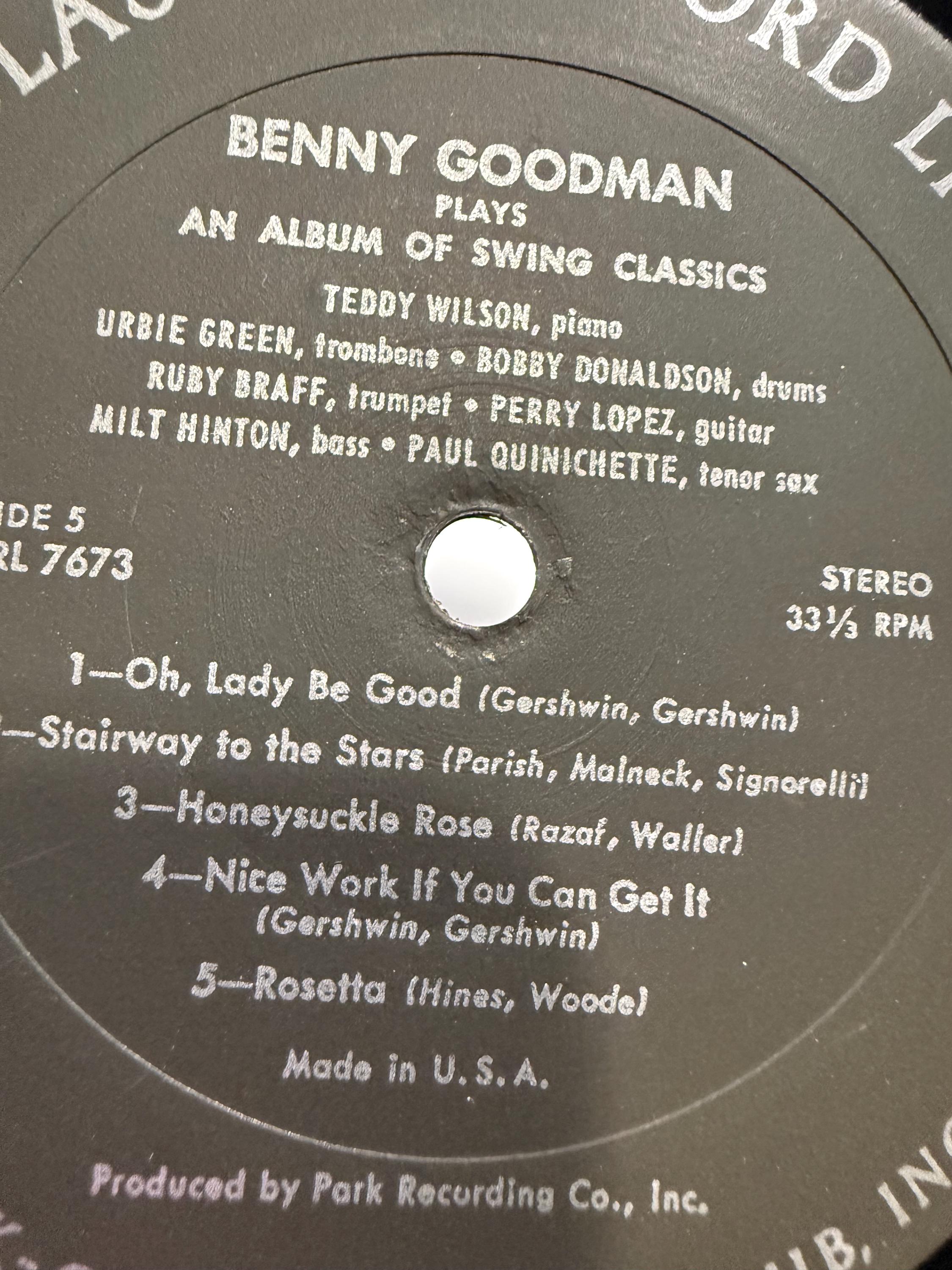 Benny Goodman an Album of Swing Vinyl LP Box Set 3lp Jazz Classics
