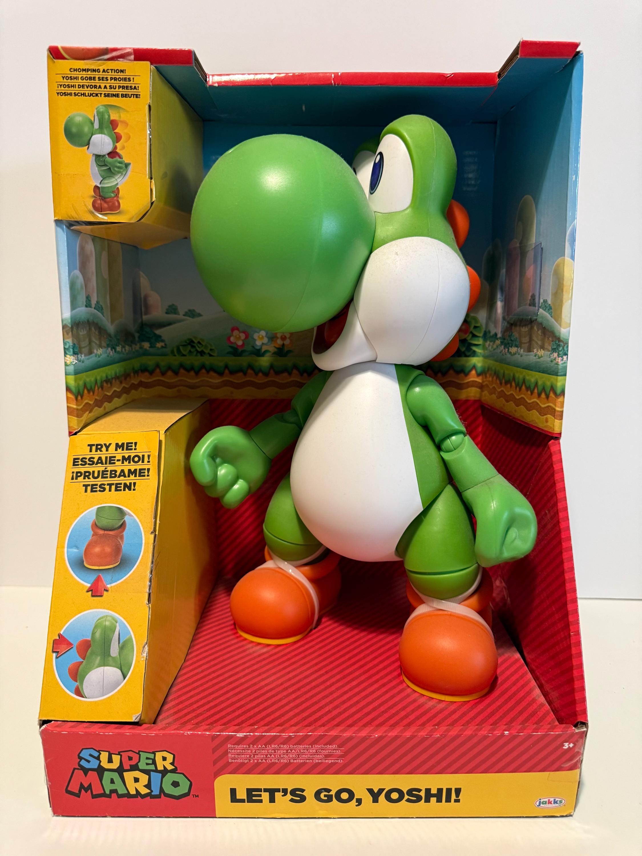 NEW Super Mario Interactive YOSHI Action Figure – Chomping Action