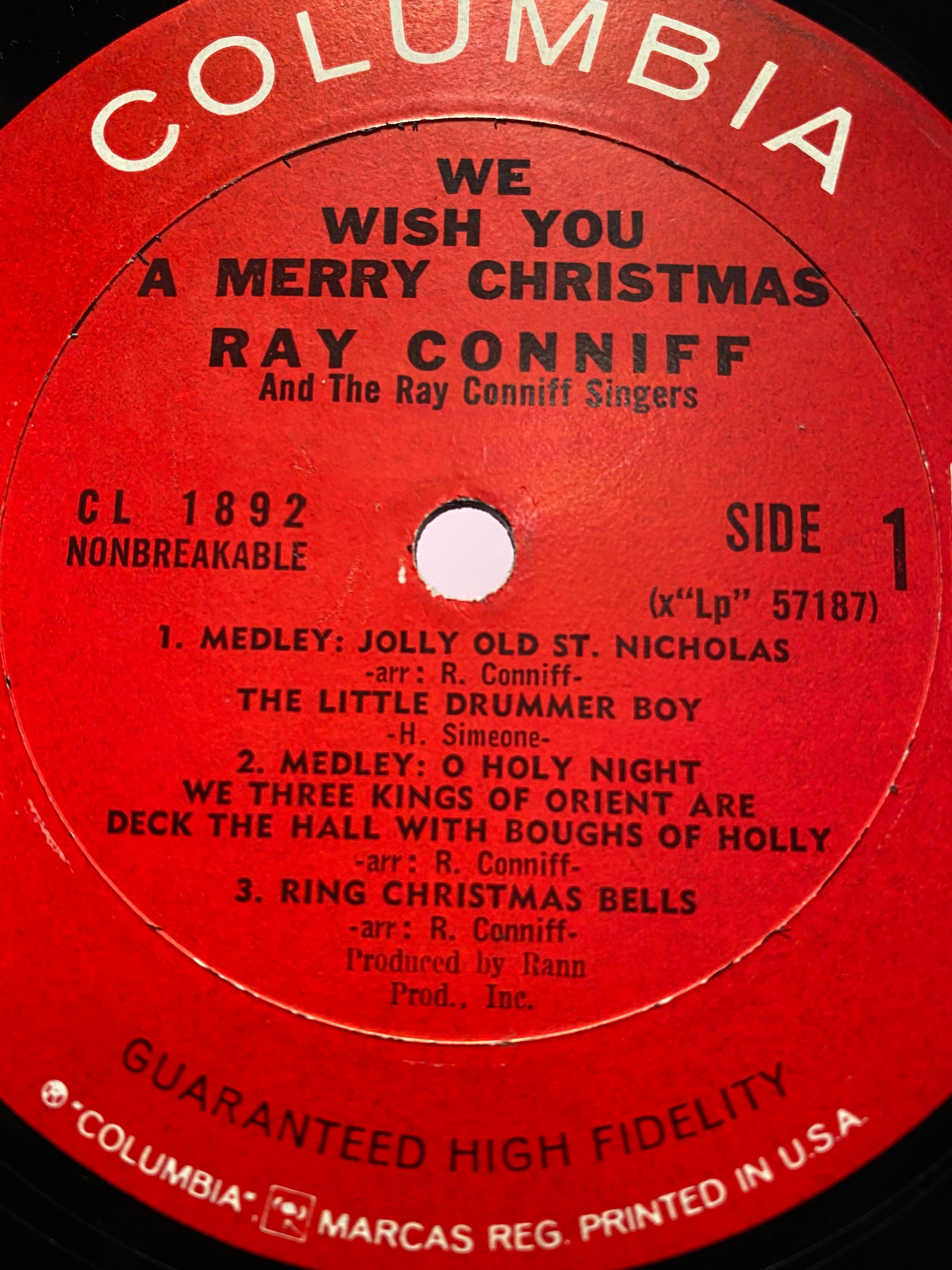 Ray Conniff and the Singers - We Wish You A Merry Christmas 1892