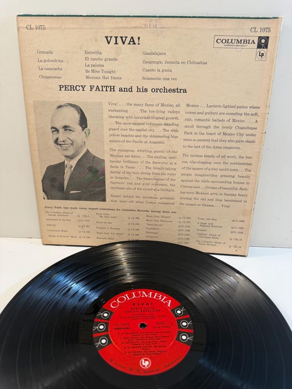 Viva! – Percy Faith and His Orchestra Easy Listening Vinyl LP