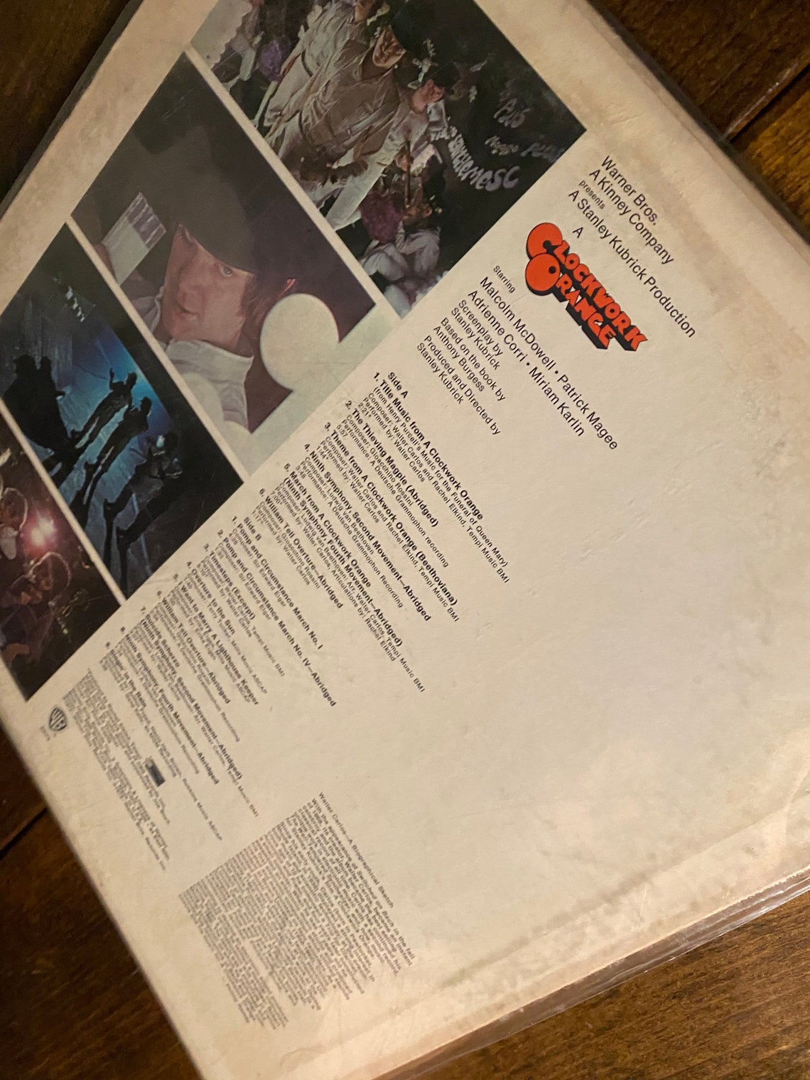 A Clockwork Orange Vinyl Record OST Etsy